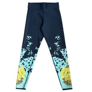 COR by Ultracor High Waist Floral Print Leggings Size S